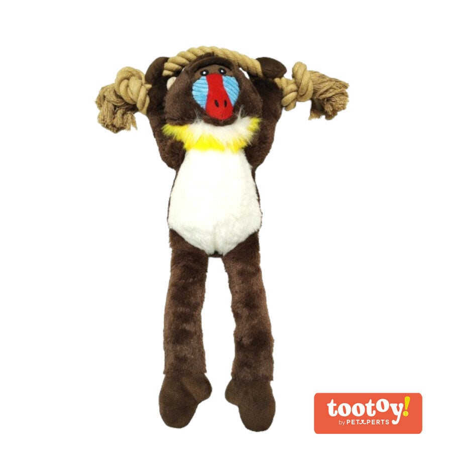 Tootoy! Comfort Hanging Monkey Cuddler peluche con sonido para perro, , large Imagen numero 2