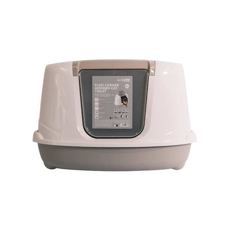 Nice Care Arenero Flip Corner Beige para gatos,  Imagen numero 5 Nice Care Arenero Flip Corner Beige para gatos, , large Imagen numero 5