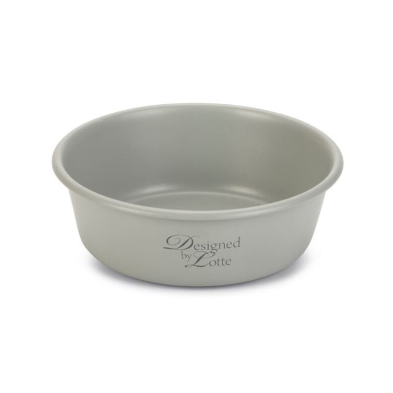 Designed by Lotte Feri Comedero de Acero Gris Claro para perros