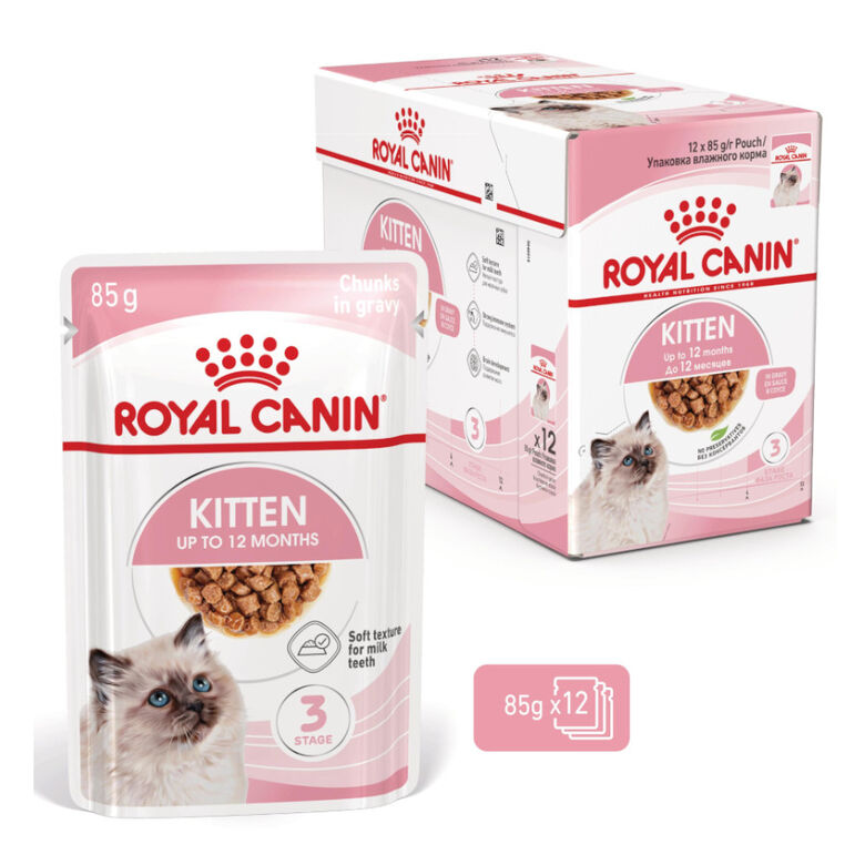 Royal Canin Kitten sobre en salsa para gatos thumbnail