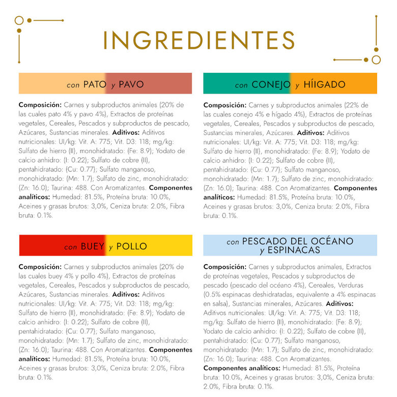 12 latas x 85 g Gourmet Gold Surtido lata para gatos,  Imagen numero 2 12 latas x 85 g Gourmet Gold Surtido lata para gatos, , large Imagen numero 2