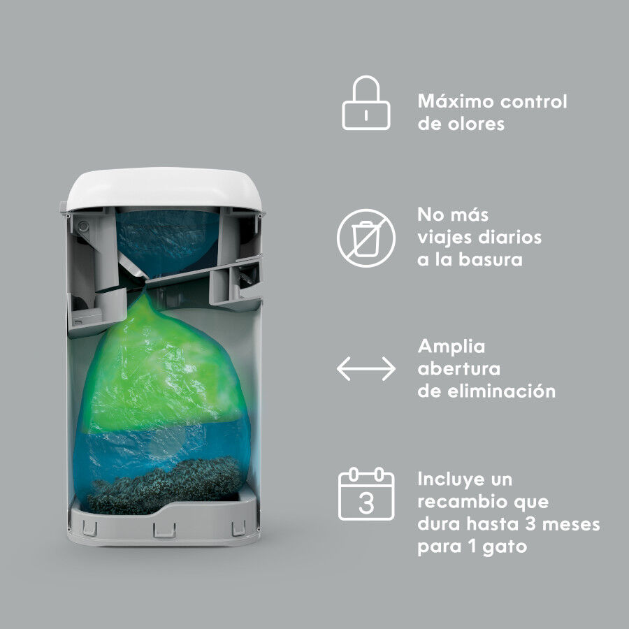 Litter Genie Contenedor LitterLocker Platinum Arena para gatos, , large Imagen numero 3