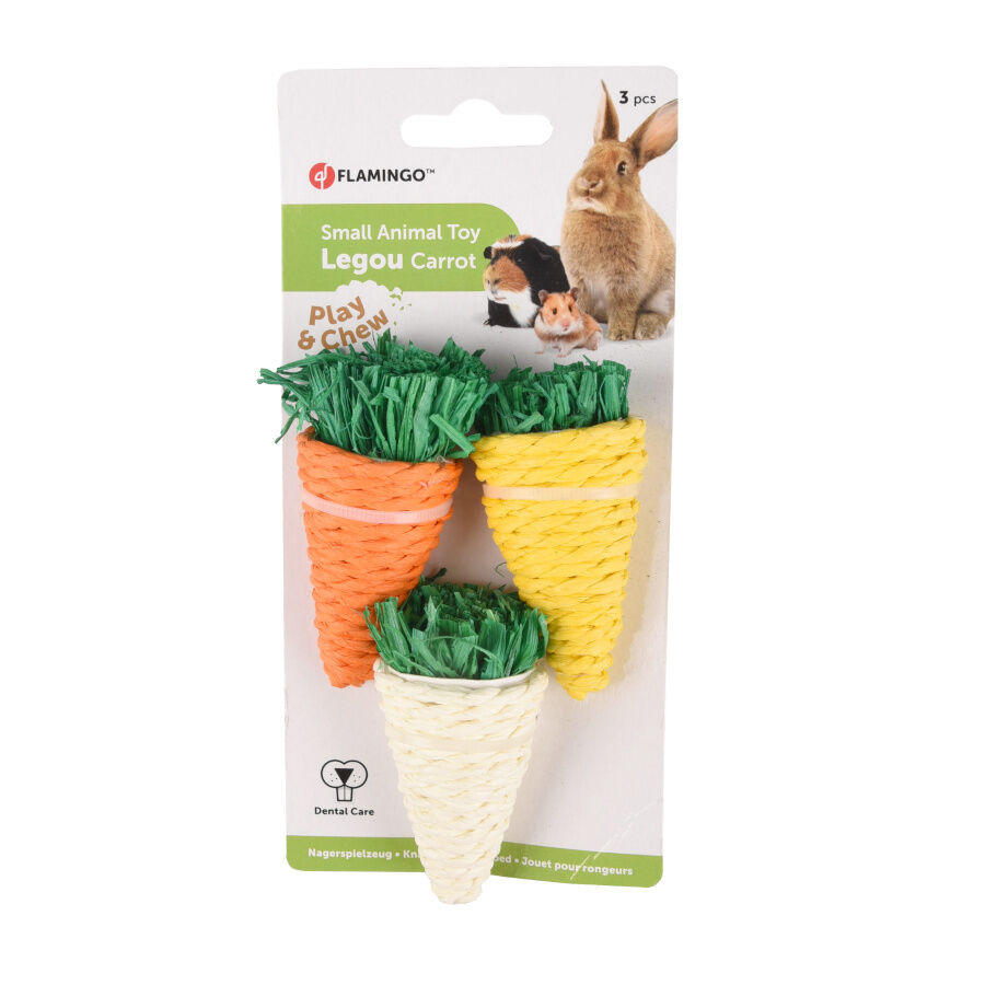 Flamingo Legou Zanahoria de juguete para roedores, , large Imagen numero 1