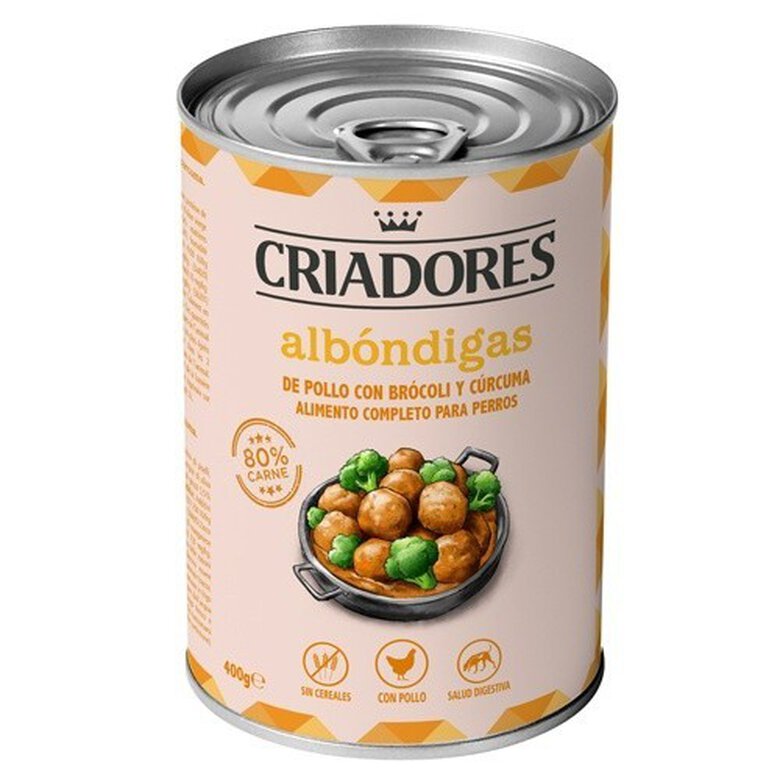 400 g Criadores Albóndigas Pollo lata para perros,  Imagen numero 1 400 g Criadores Albóndigas Pollo lata para perros, , large Imagen numero 1