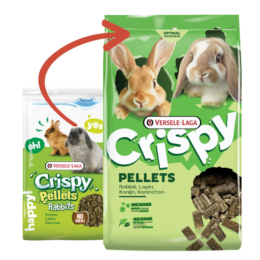 2 kg Versele-Laga Crispy pellets Pienso para conejos, , large Imagen numero 2