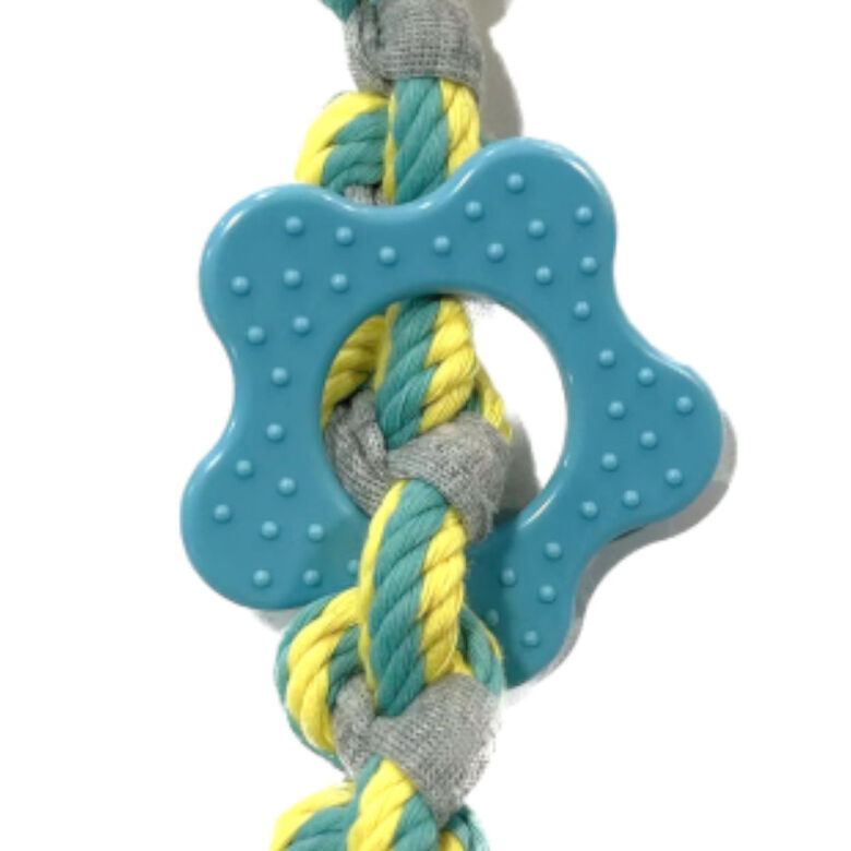 Tootoy! Chew Multi Rope Azul mordedor de cuerda para cachorros thumbnail