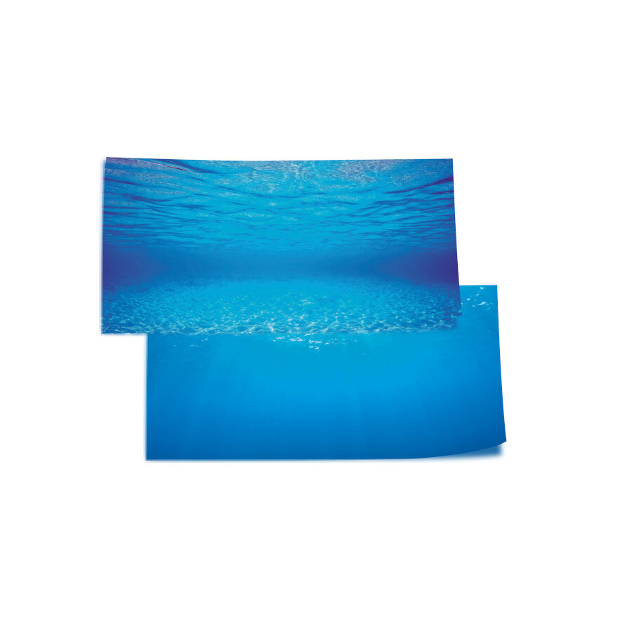 Juwel Poster de Fondo Oceano Azul para acuarios