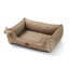 Leeby cama viscoelástica marrón rayas para perros, , large indicador imagen numero 3