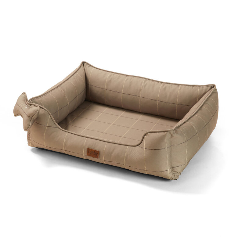 Leeby cama viscoelástica marrón rayas para perros,  Imagen numero 3 Leeby cama viscoelástica marrón rayas para perros, , large Imagen numero 3