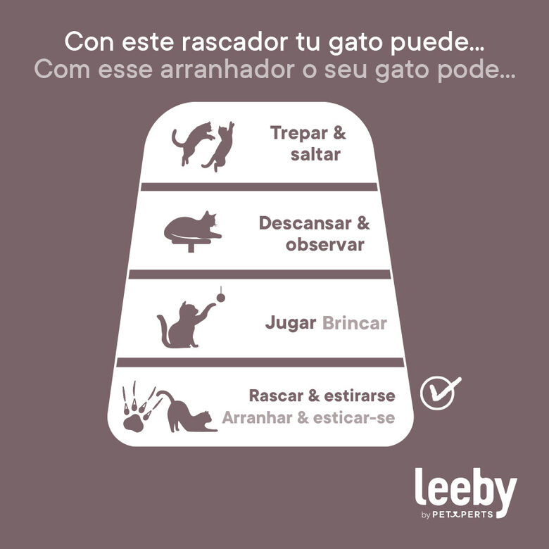 Leeby Feliz tabla rascador para gatos thumbnail