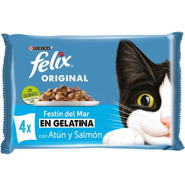 Felix Seleccion Pescados Sobres en gelatina para gatos - Multipack thumbnail