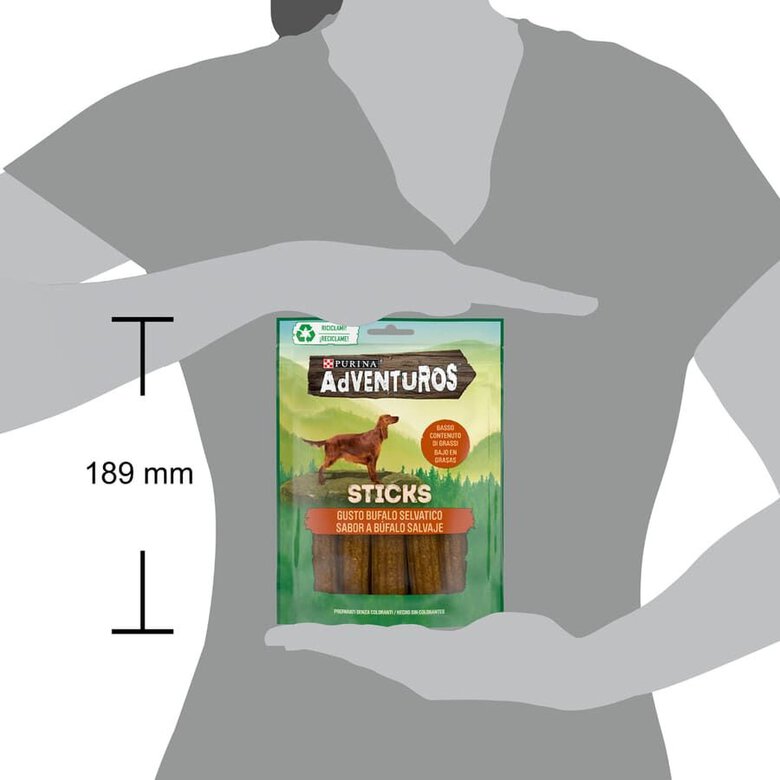 120 g Adventuros Palitos Búfalo para perros,  Imagen numero 7 120 g Adventuros Palitos Búfalo para perros, , large Imagen numero 7