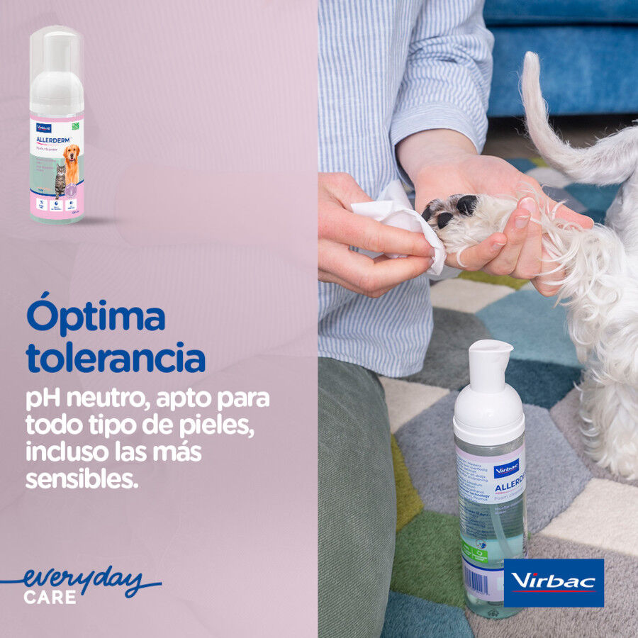 Virbac Allerderm Foam Cleanser Espuma Limpiadora para perros thumbnail