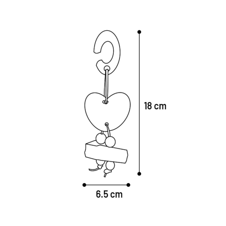 Flamingo Gimmo Mezcla juguete para roedores, , large Imagen numero 2