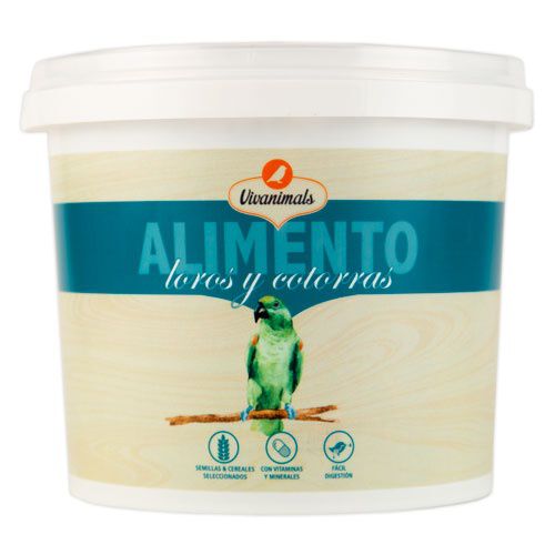 Vivanimals pienso para loros y cotorras, , large Imagen numero 1