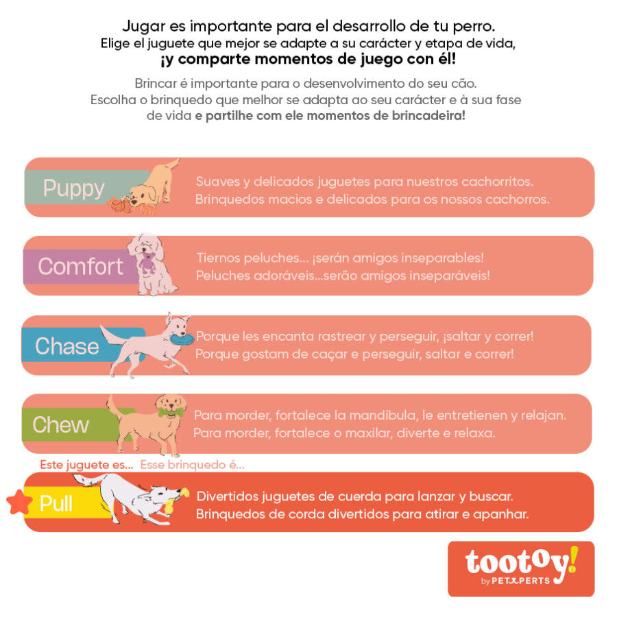 Tootoy! Mordedor de Cuerda Doble Azul y Verde para perro, , large Imagen numero 7