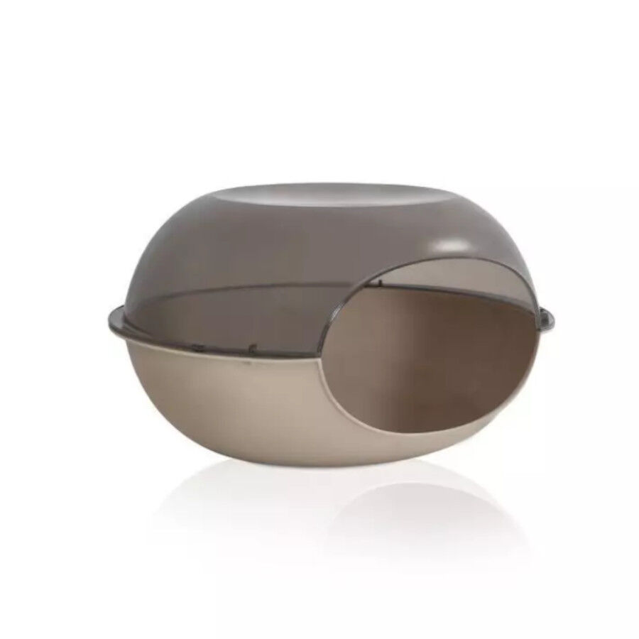 Nayeco Luna Caseta Beige de Pl&aacute;stico para perros y gatos, , large Imagen numero 1