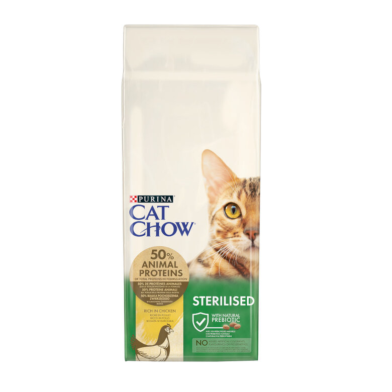 15 kg Cat Chow Sterilized Pollo Pienso para gatos,  Imagen numero 1 15 kg Cat Chow Sterilized Pollo Pienso para gatos, , large Imagen numero 1