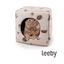 Leeby Cama Cueva Estampado de Erizos para gatos, , large indicador imagen numero 2
