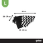 Gotoo Chaqueta Estampado ZigZag para perros, , large indicador imagen numero 4