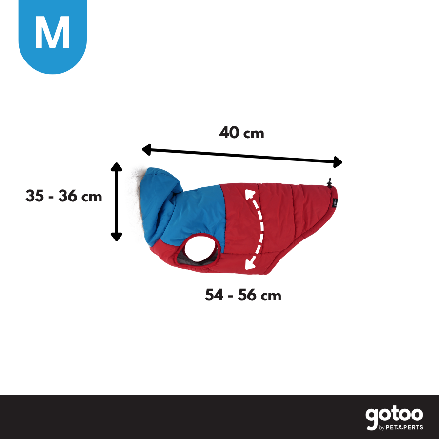 Gotoo Abrigo Rojo con Capucha para perros, , large Imagen numero 4