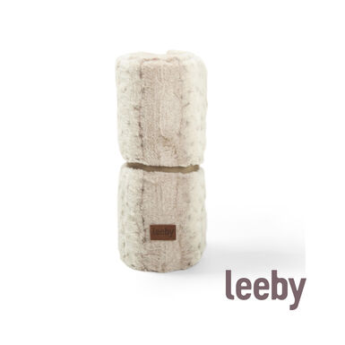 Leeby manta suave leopardo print para perros