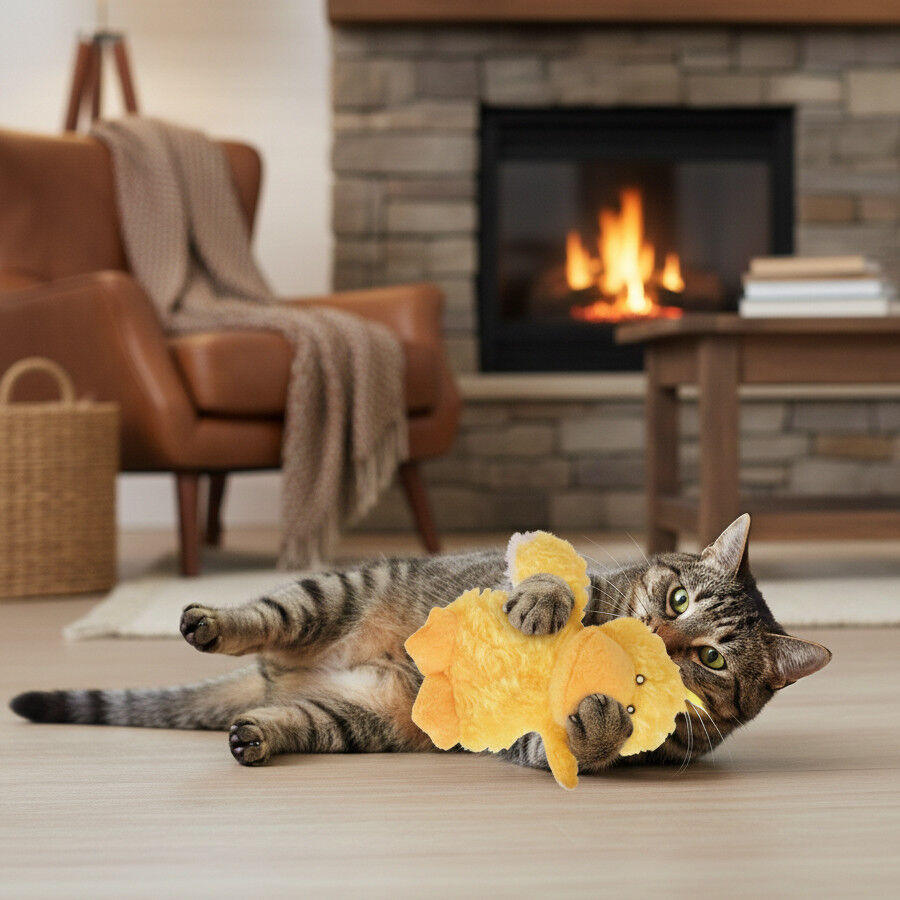 Kong Pato con Catnip de peluche para gatos, , large Imagen numero 2