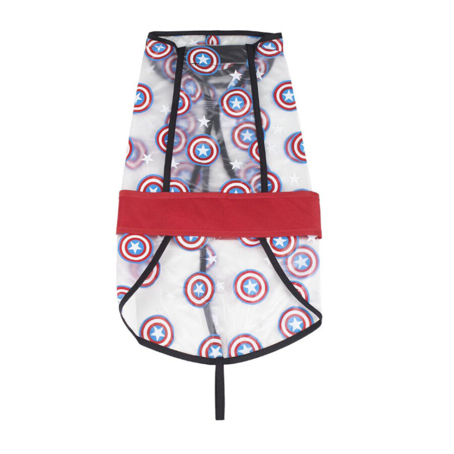 Disney Marvel Chubasquero Capitán América para perros thumbnail