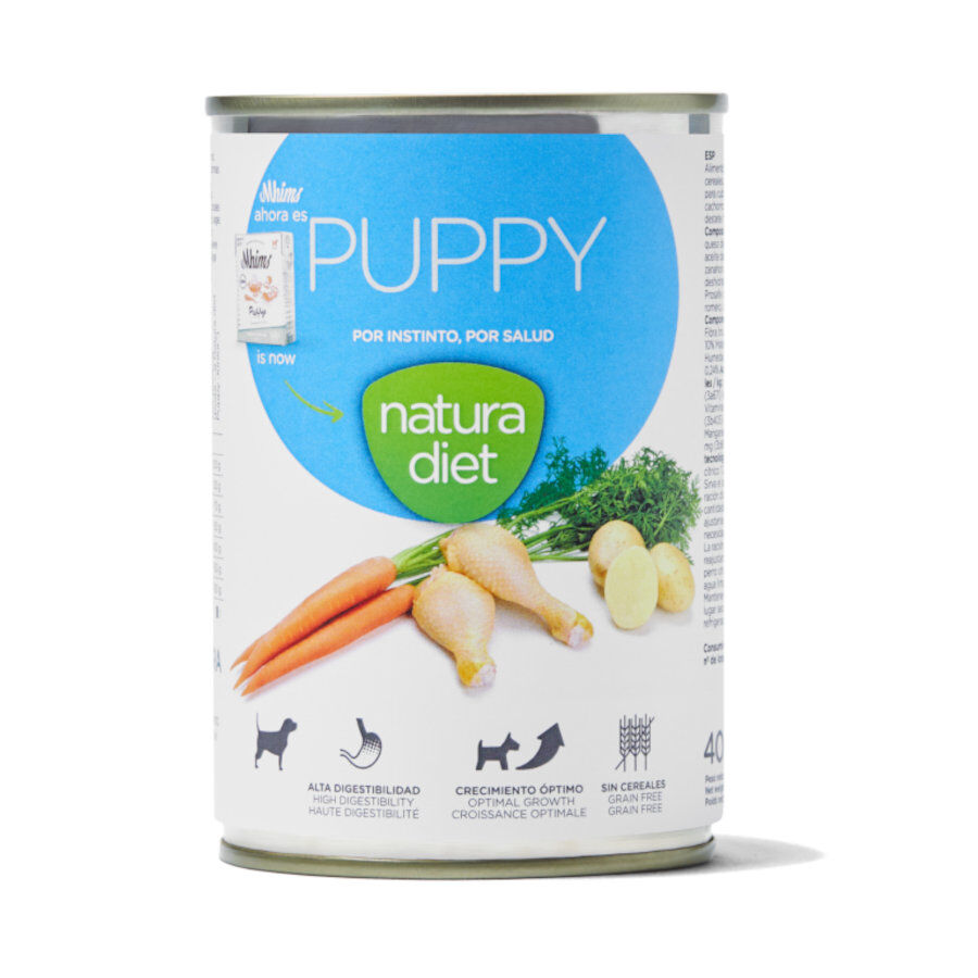 Natura Diet Puppy lata de alimento húmedo para cachorros