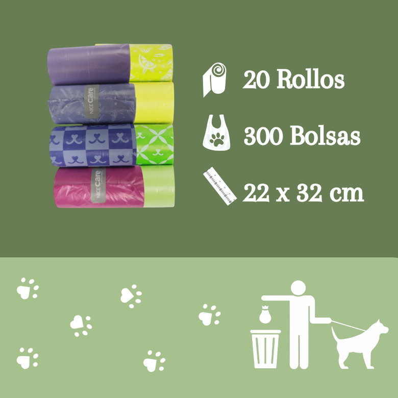 Nice Care Basic Bolsitas Lavanda Limón para perros,  Imagen numero 3 Nice Care Basic Bolsitas Lavanda Limón para perros, , large Imagen numero 3