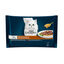 4 sobres x 85 g Gourmet Perle Filetes de Pollo y Buey en salsa sobre para gatos, , large indicador imagen numero 1