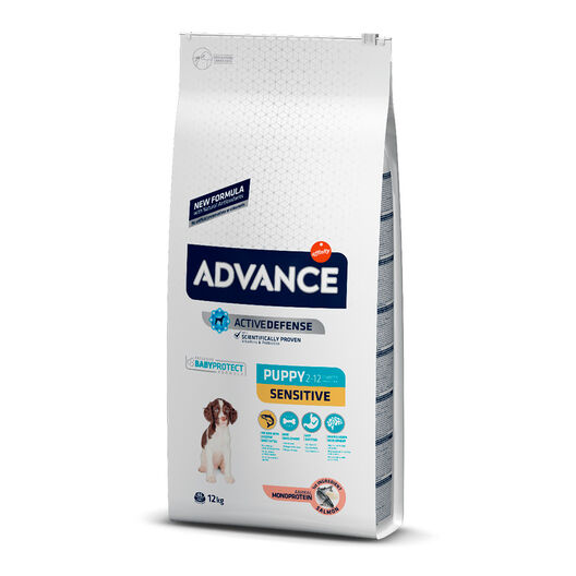 Advance Active Defense Puppy Sensitive Care Salmón pienso para perros, , large image number null