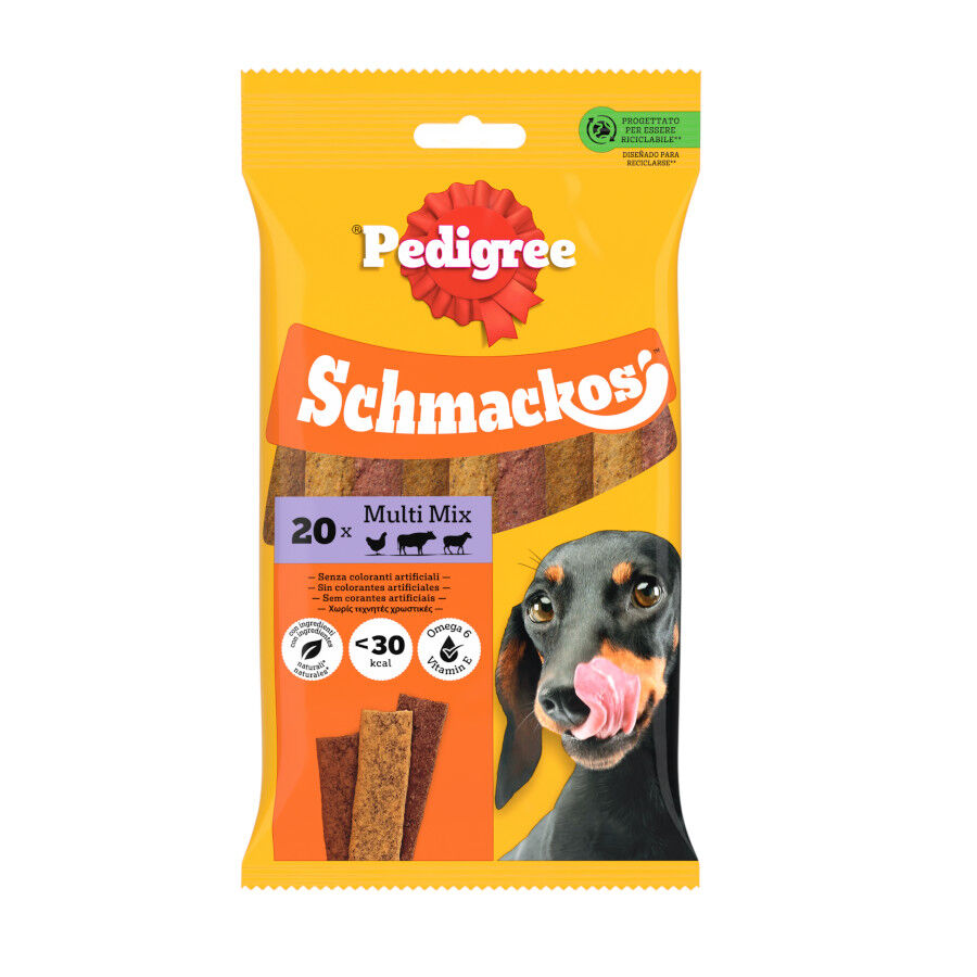 144 g Pedigree Schmackos Tiras Carne Snacks para perros, , large Imagen numero 1