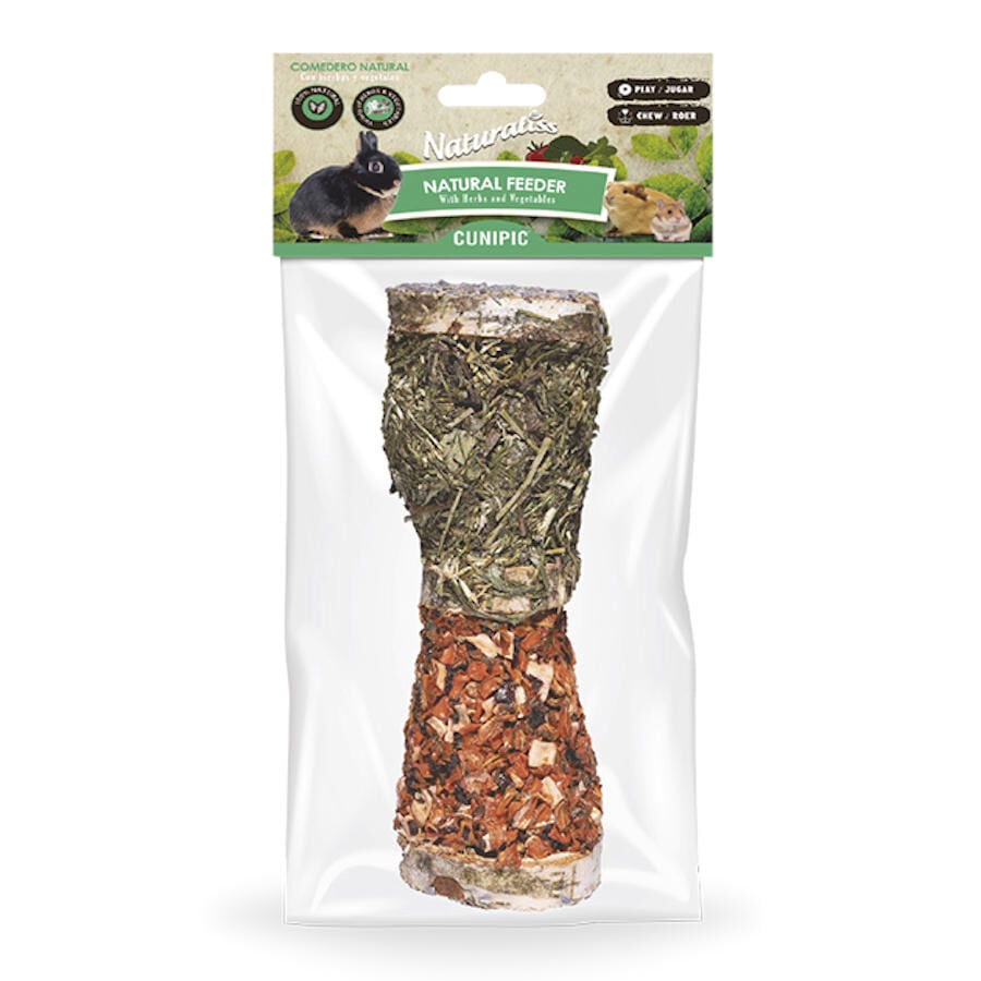 Cunipic Naturaliss Comedero Natural con Hierbas y Vegetales para conejos, , large Imagen numero 1