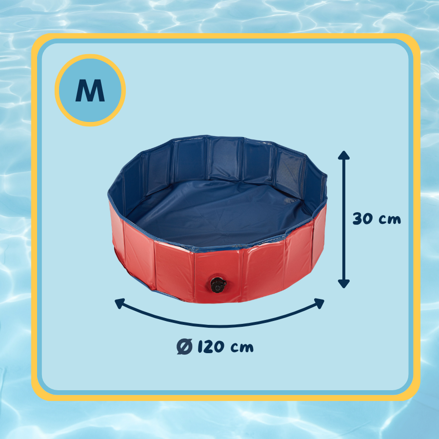 Summer Vibes Piscina Roja para perros, , large Imagen numero 4