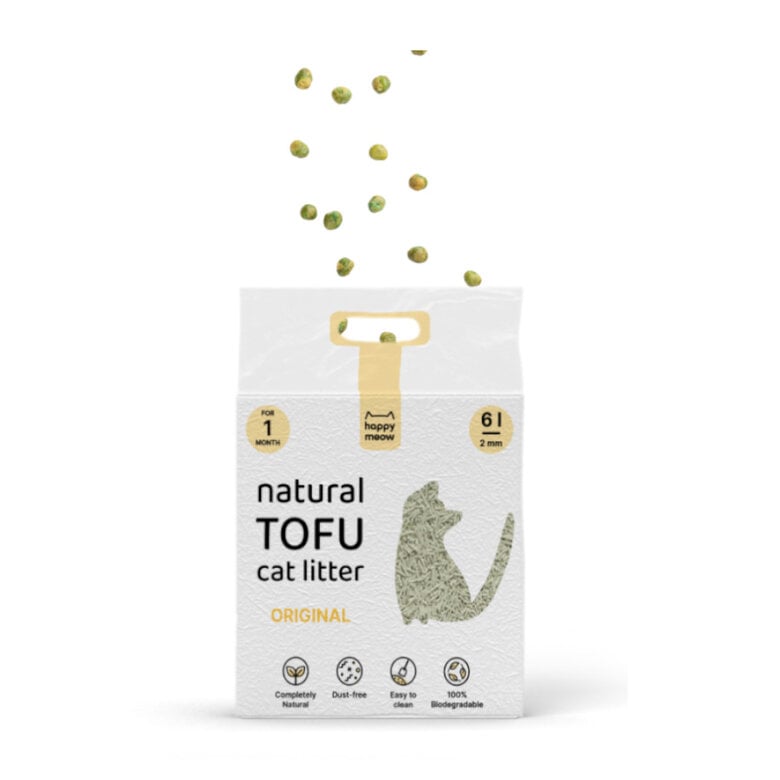 6 L Happy Meow Natural Tofu Aglomerantre Original para gatos,  Imagen numero 3 6 L Happy Meow Natural Tofu Aglomerantre Original para gatos, , large Imagen numero 3