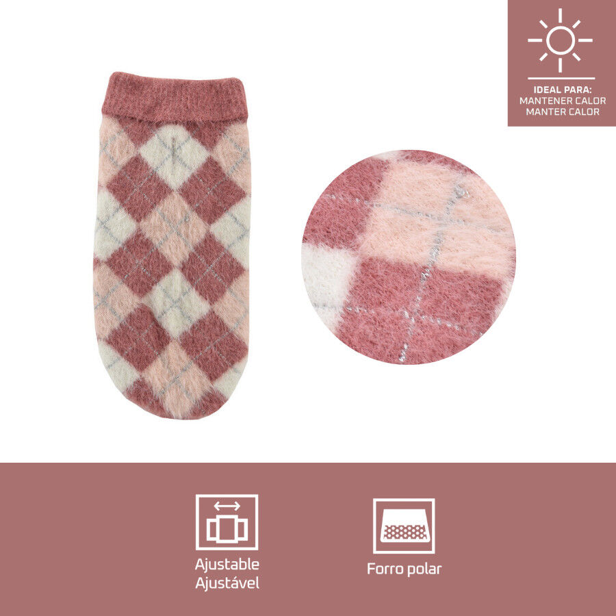 Outech Jersey con Rombos Rosas para perros thumbnail