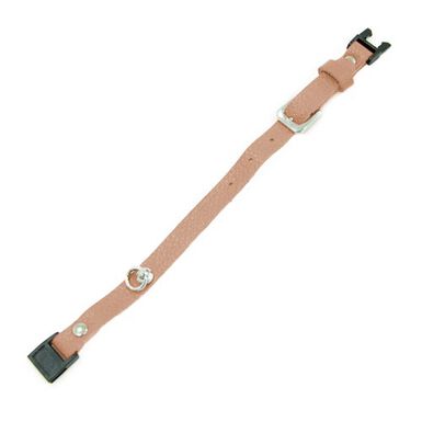 TK-Pet Gante Collar de Cuero Camel para gatos