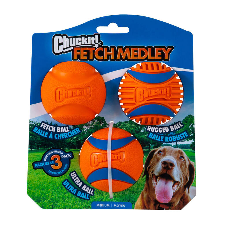 Chuckit! Fetch Medley Set de Pelotas para perros thumbnail
