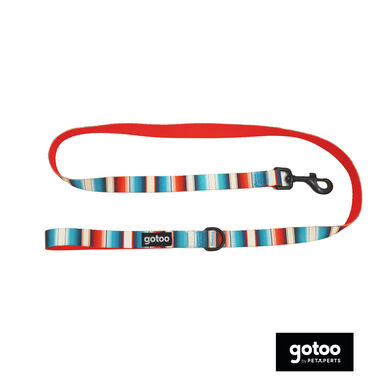 Gotoo Correa multicolor de rayas para perros