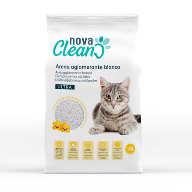 Nova Clean Ultra Arena Aglomerante de Talco para gatos