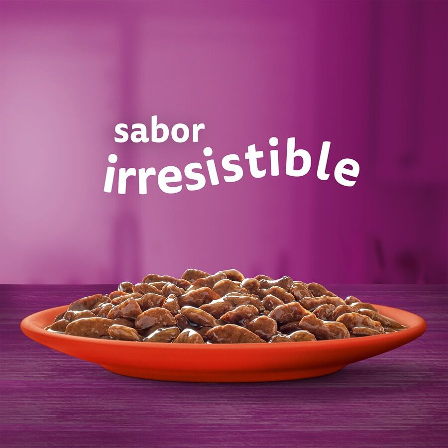 Whiskas Buey y Pollo Salsa en Bolsita para Gatos Adultos thumbnail