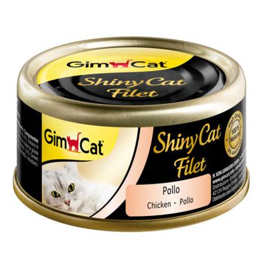 GimCat Shiny Filet pollo lata para gatos