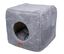 Leeby Cama Cueva Suave Gris para gatos, , large indicador imagen numero 1