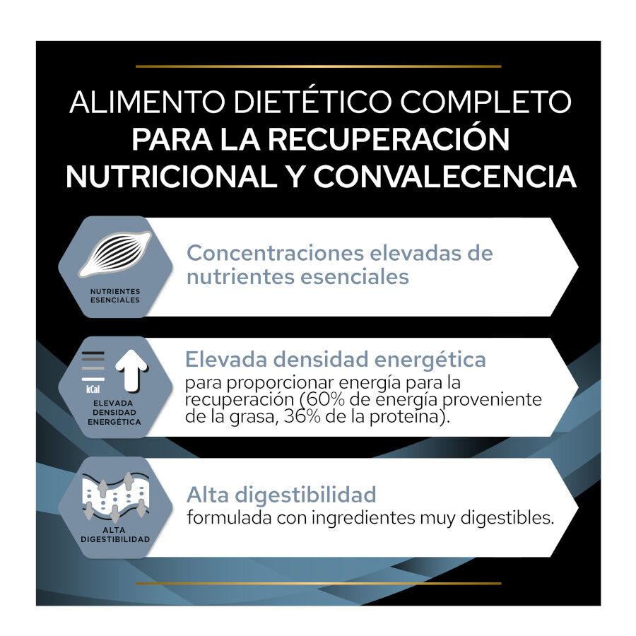 195 g Pro Plan Veterinary Diets Convalescence latas para perros y gatos, , large Imagen numero 2