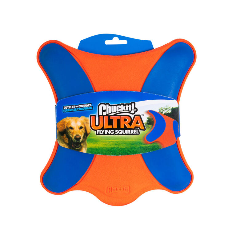 Chuckit! Ultra Flying Squirrel Frisbee Cuadrado para perros thumbnail