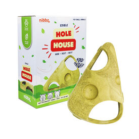 Nibbz Casa de Queso Comestible complemento alimenticio para roedores  