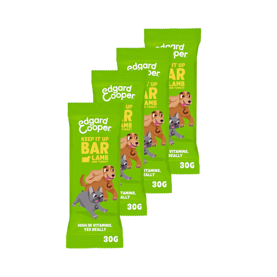 Edgard & Cooper Barritas de Cordero y Pavo snack para perros