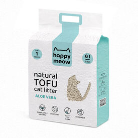 Happy Meow Arena Natural Tofu Aloe Vera para gatos