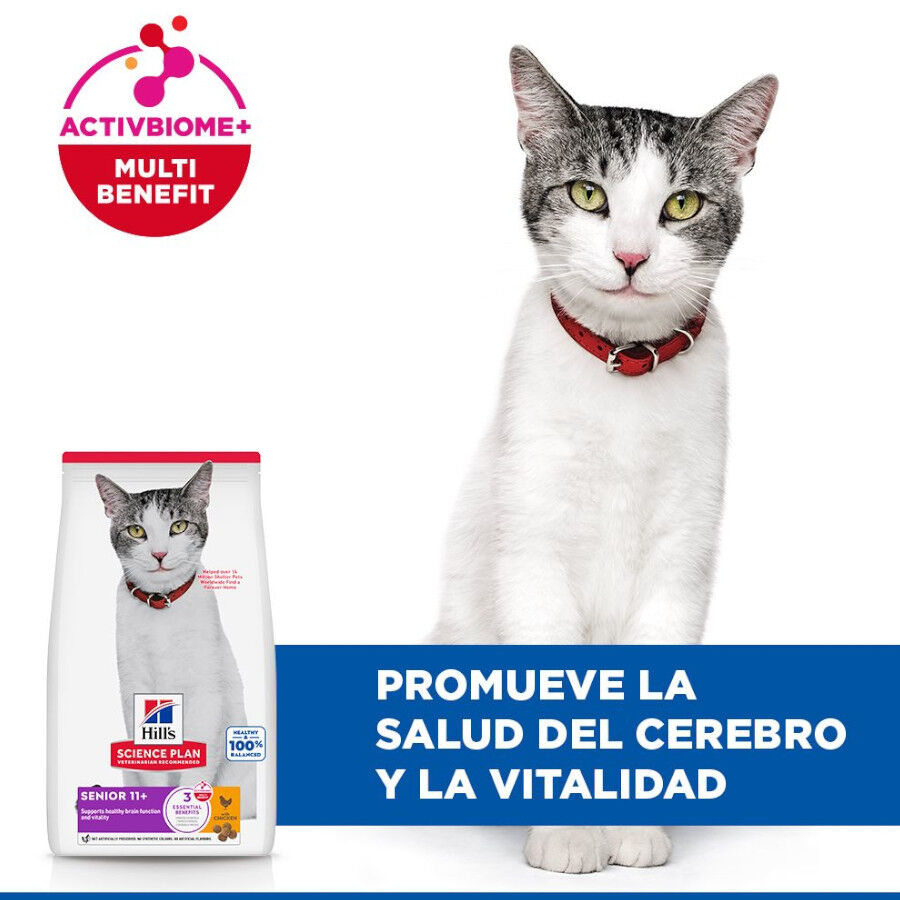 Hill's Science Plan Pienso Pollo para gatos seniors thumbnail